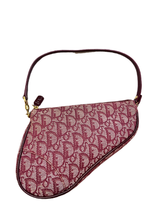 Dior Red Trotter Saddle shoulder bag