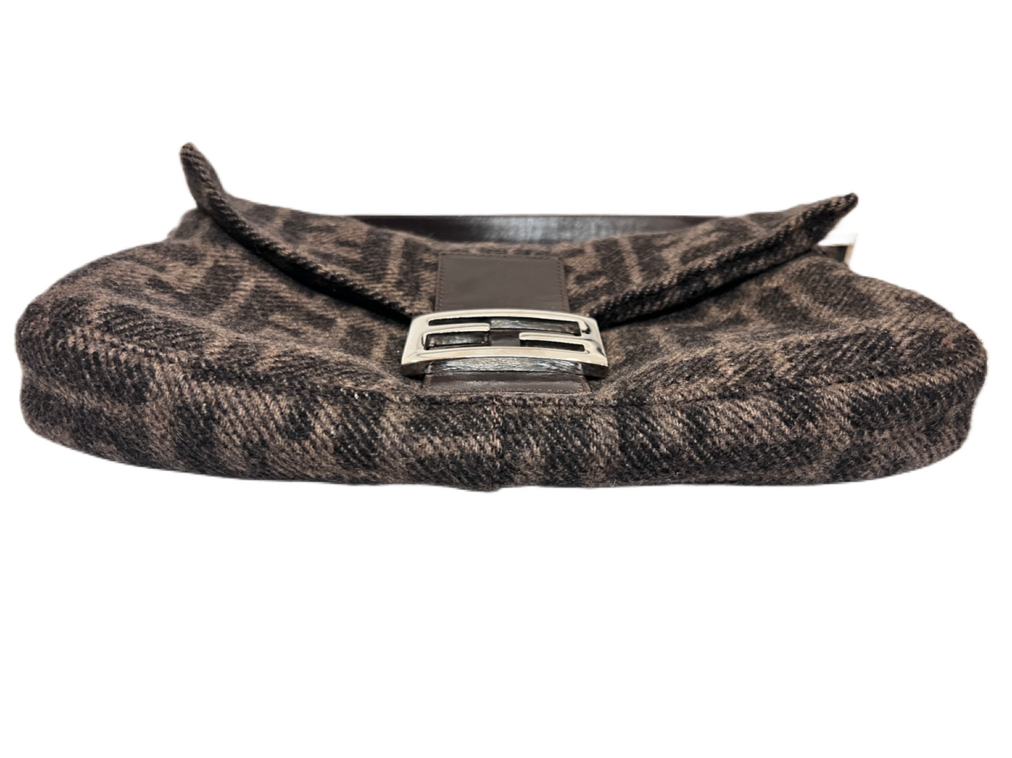 Fendi Zucca Wool Baguette