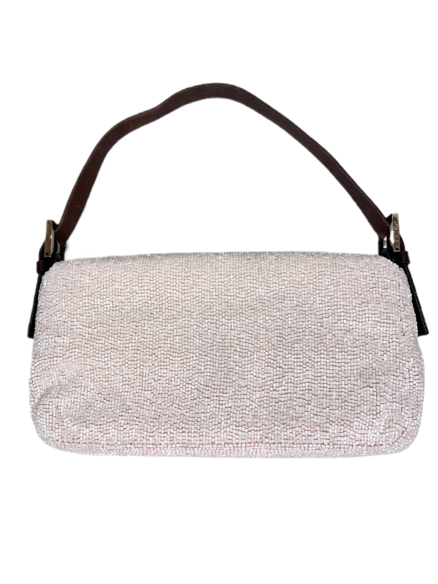 Fendi Beaded Baguette light pink