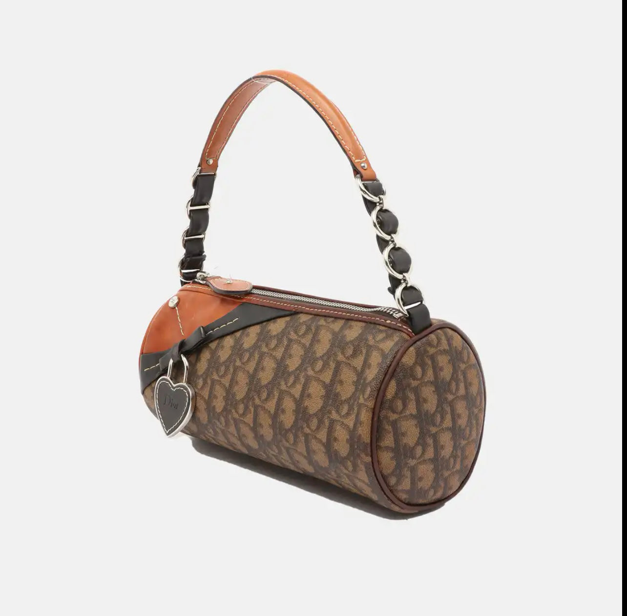 Dior Brown Monogram Romantique Trotter Shoulder Bag