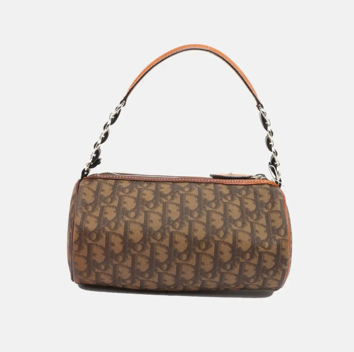 Dior Brown Monogram Romantique Trotter Shoulder Bag