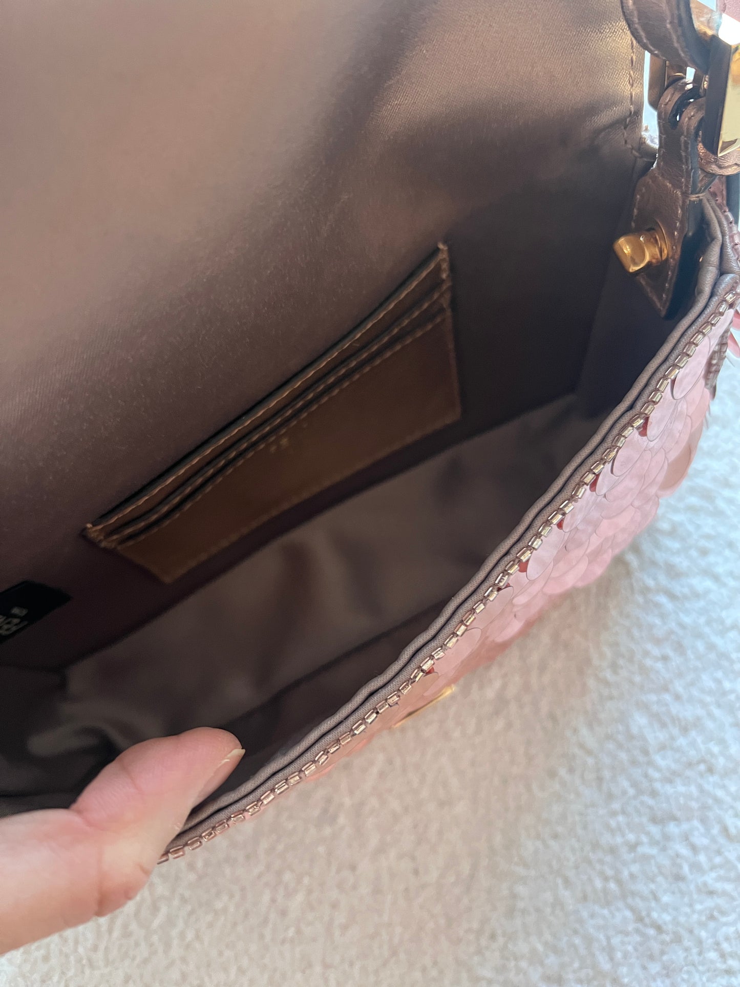 Fendi sequin baguette
